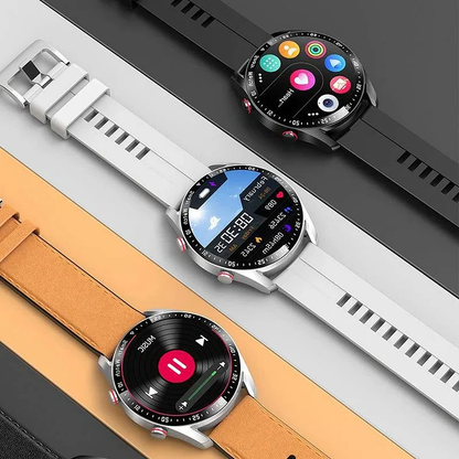 Smart Fitness Watch with Heart Rate Blood Pressure and Activity Tracking