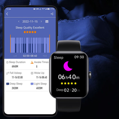 Smart Health Watch with BP ECG HRV and SpO2 Monitoring