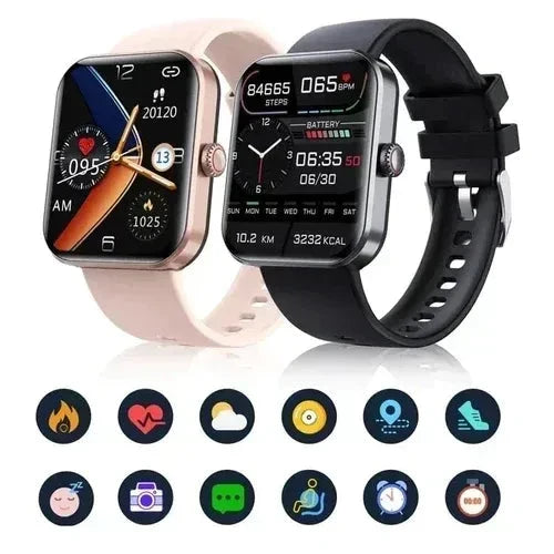 Smart Health Watch with BP ECG HRV and SpO2 Monitoring