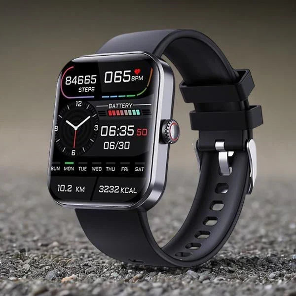Smart Health Watch with BP ECG HRV and SpO2 Monitoring