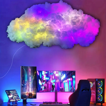Smart LED Cloud Light RGB Music Sync Lamp with App and Remote Control