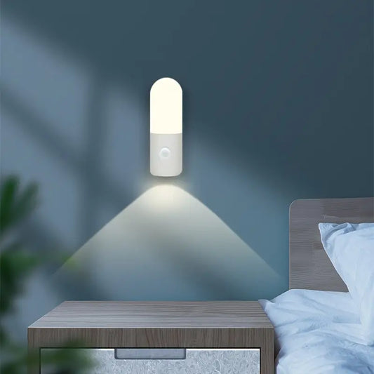 Smart Motion Sensor Night Light 3 in 1 Rechargeable Wall Light and Torch