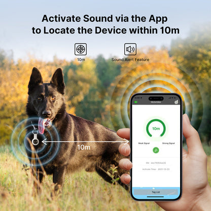 Smart Pet GPS Tracker with IP65 Water Resistance and Long Battery Life