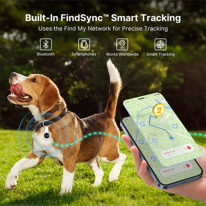 Smart Pet GPS Tracker with IP65 Water Resistance and Long Battery Life