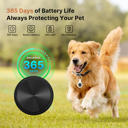 Smart Pet GPS Tracker with IP65 Water Resistance and Long Battery Life
