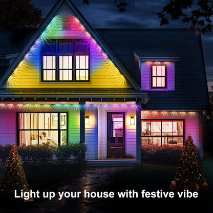 Smart RGB Outdoor Lights App and Voice Controlled Weatherproof Lighting