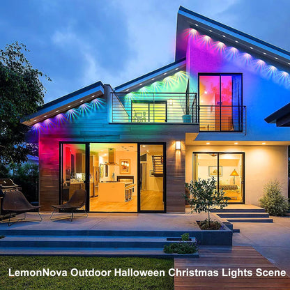 Smart RGB Outdoor Lights App and Voice Controlled Weatherproof Lighting