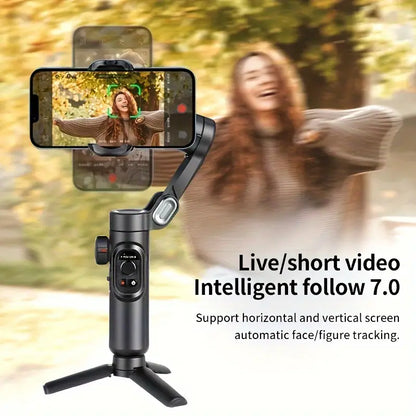 SmartPro Smartphone Gimbal Stabiliser Foldable 3 Axis Handheld
