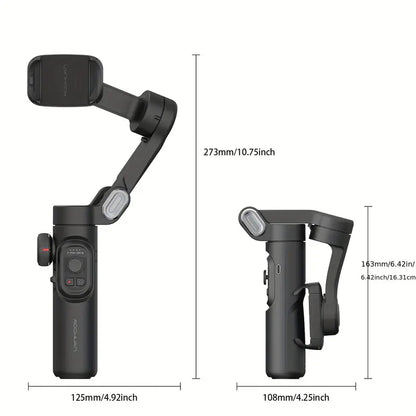 SmartPro Smartphone Gimbal Stabiliser Foldable 3 Axis Handheld