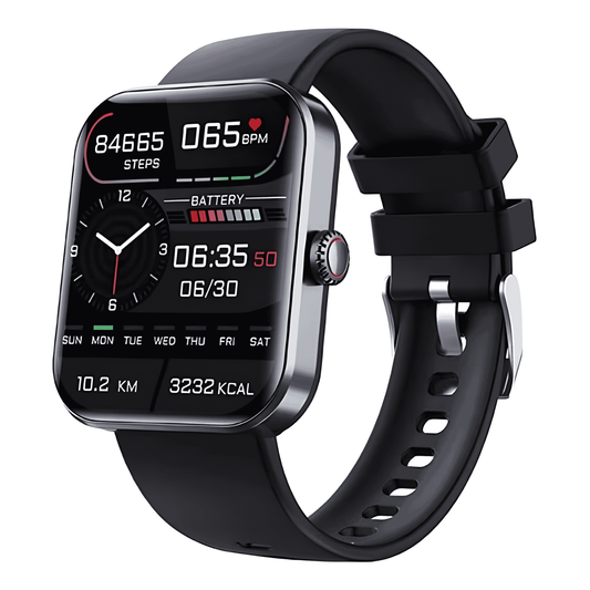Smartwatch with Glucose Tracking, Heart Rate, Sleep and Activity Monitoring