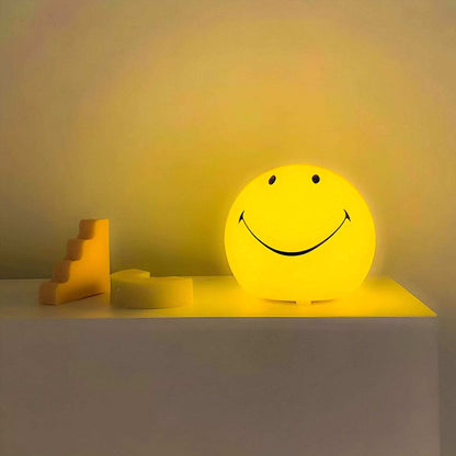 SmileyGlow Dimmable LED Night Lamp with Warm Ambient Light