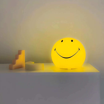 SmileyGlow Dimmable LED Night Lamp with Warm Ambient Light