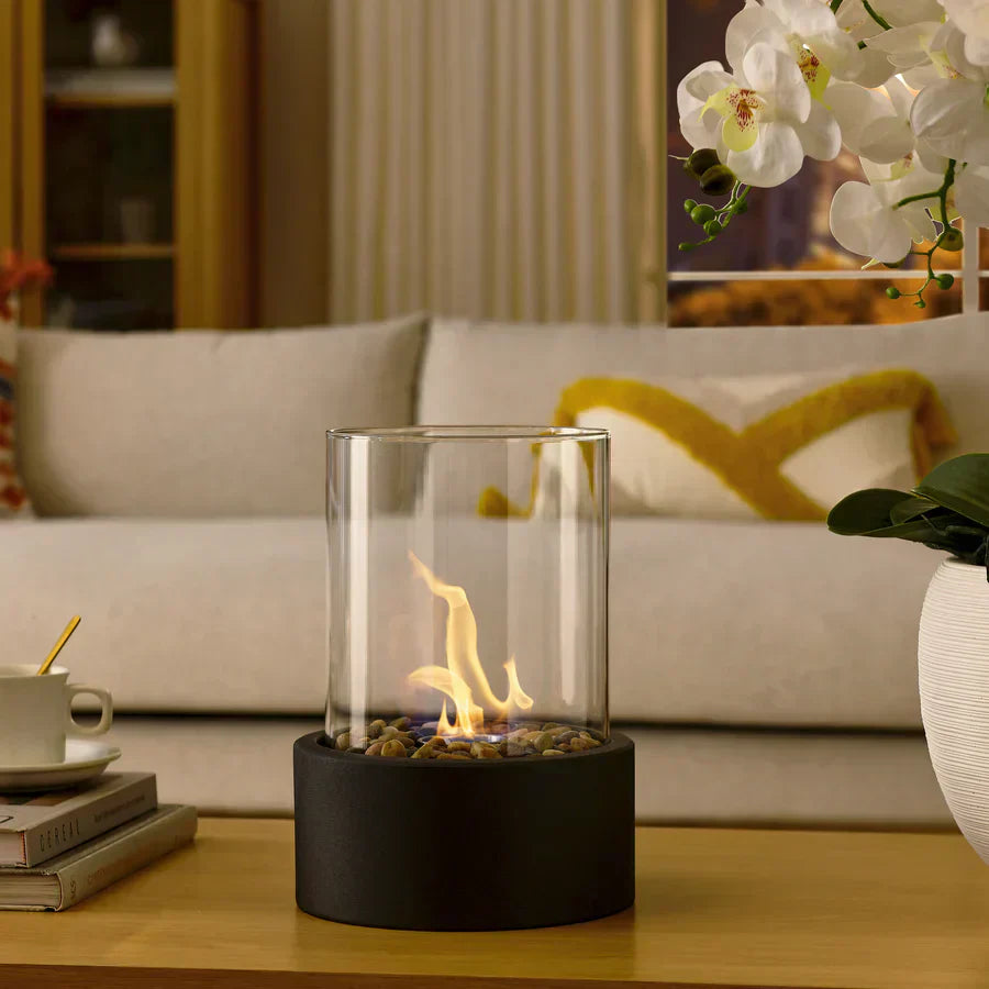 Smoke Free Bioethanol Tabletop Fireplace with Modern Design