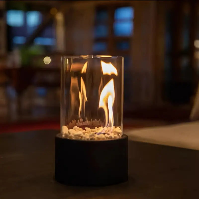 Smoke Free Bioethanol Tabletop Fireplace with Modern Design