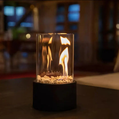 Smoke Free Bioethanol Tabletop Fireplace with Modern Design