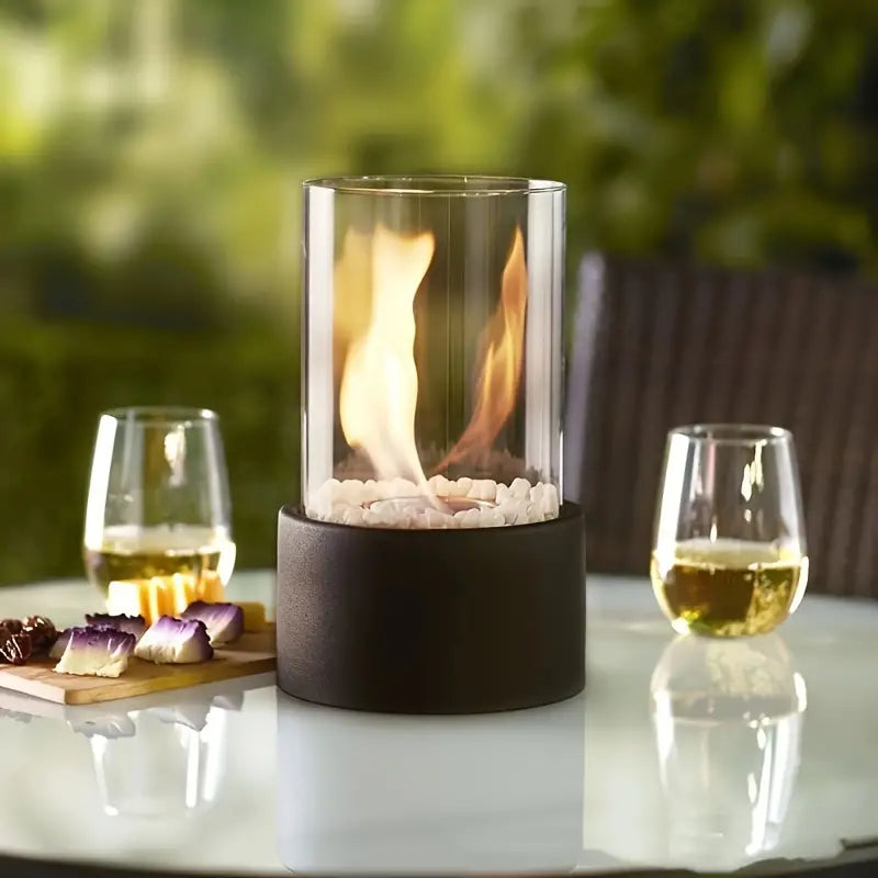 Smoke Free Bioethanol Tabletop Fireplace with Modern Design