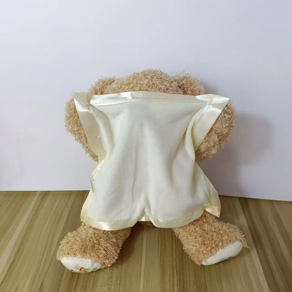 SnuggleBuddy Peek a Boo Bear Interactive Talking Plush Toy for Babies and Toddlers