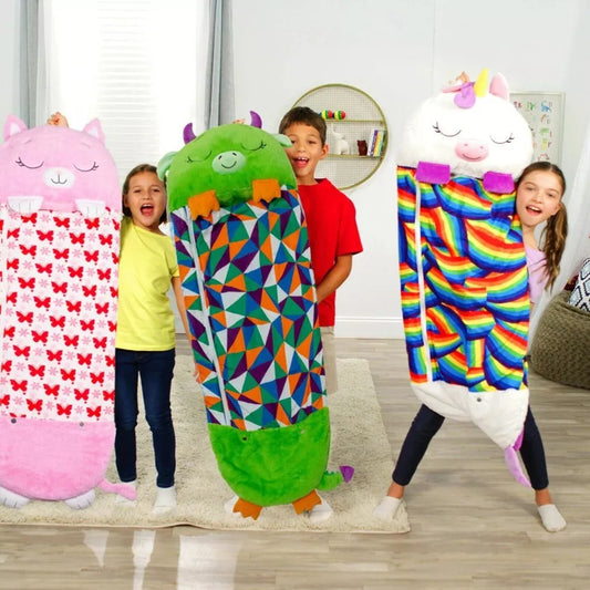SnugglePals Kids Animal Sleeping Bag Soft Cozy Fun Sleep Sack for Boys and Girls
