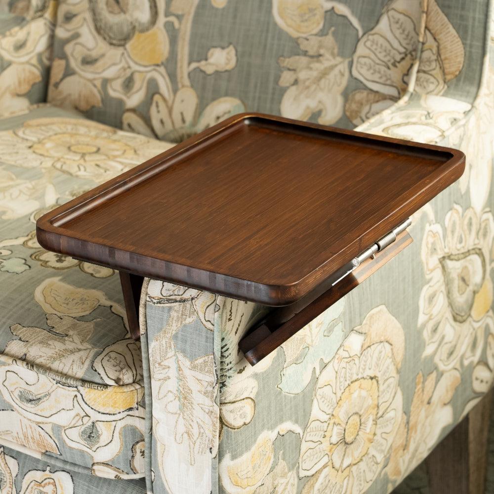 SofaMate Adjustable Sofa Arm Tray Table for Drinks and Essentials