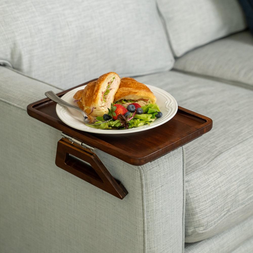 SofaMate Adjustable Sofa Arm Tray Table for Drinks and Essentials