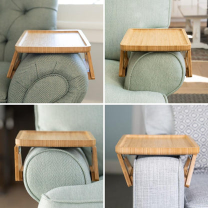 SofaMate Adjustable Sofa Arm Tray Table for Drinks and Essentials