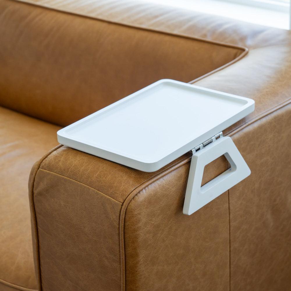 SofaMate Adjustable Sofa Arm Tray Table for Drinks and Essentials