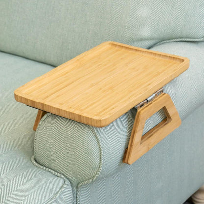 SofaMate Adjustable Sofa Arm Tray Table for Drinks and Essentials