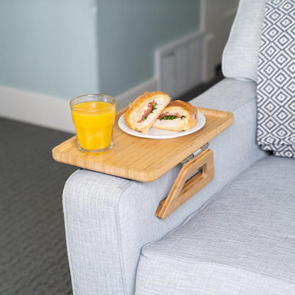SofaMate Adjustable Sofa Arm Tray Table for Drinks and Essentials