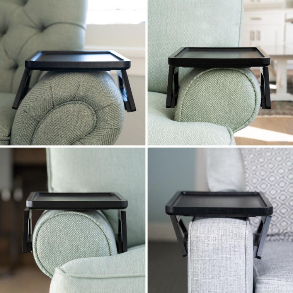 SofaMate Adjustable Sofa Arm Tray Table for Drinks and Essentials