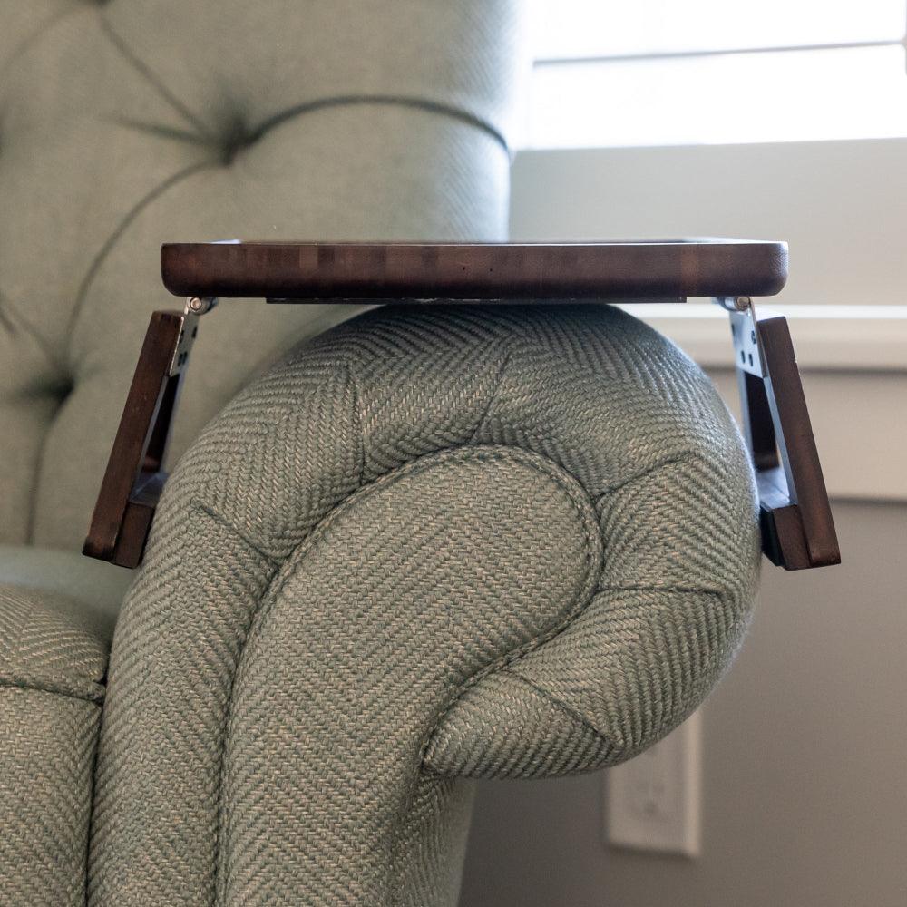 SofaMate Adjustable Sofa Arm Tray Table for Drinks and Essentials
