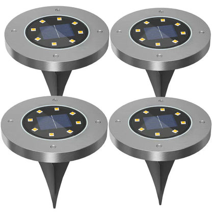 Solar Ground Lights Outdoor LED Pathway Lighting