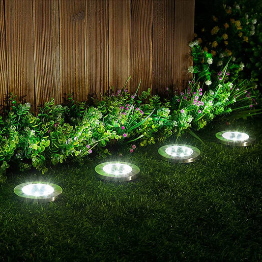 Solar Ground Lights Outdoor LED Pathway Lighting