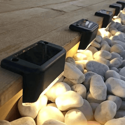 Solar Outdoor Wall Lights Waterproof LED Step Lamps