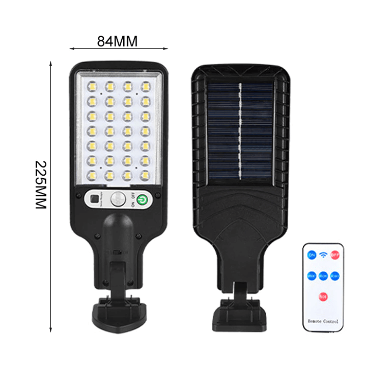 Solar Powered Outdoor Flood Light with Motion Sensor and Remote Control