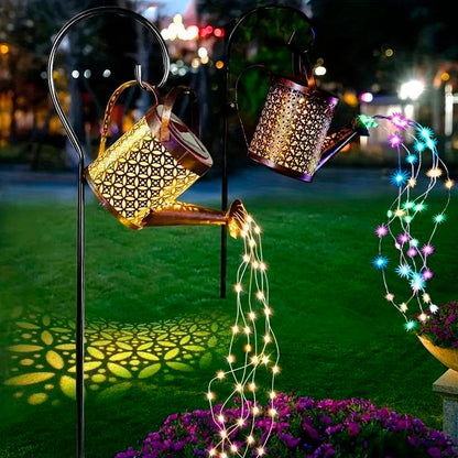 Solar Watering Can LED Garden Lamp – Warm White Outdoor Decoration