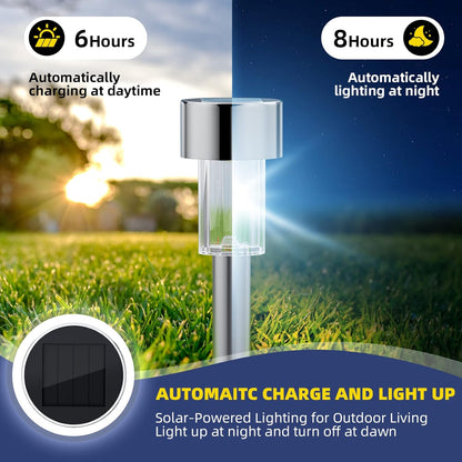 SolarGlow Outdoor Garden Lights Waterproof Solar Powered Pathway Lighting