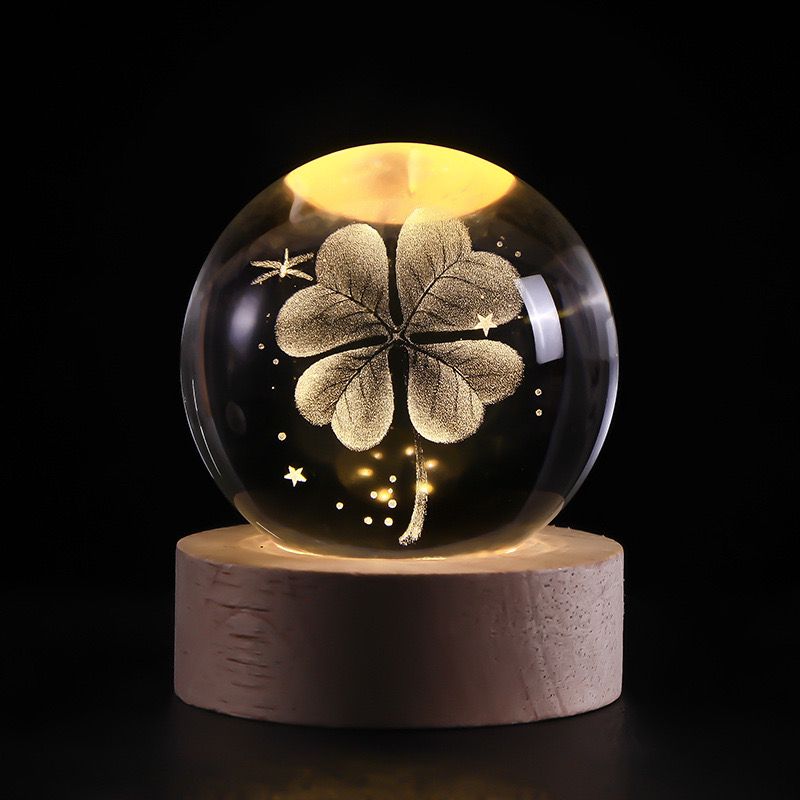 SolarSphere Crystal Solar System LED Light Educational Decorative Display