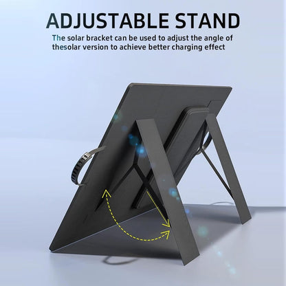 SolaraX Foldable Solar Panel Kit 1000W Portable Power Charger