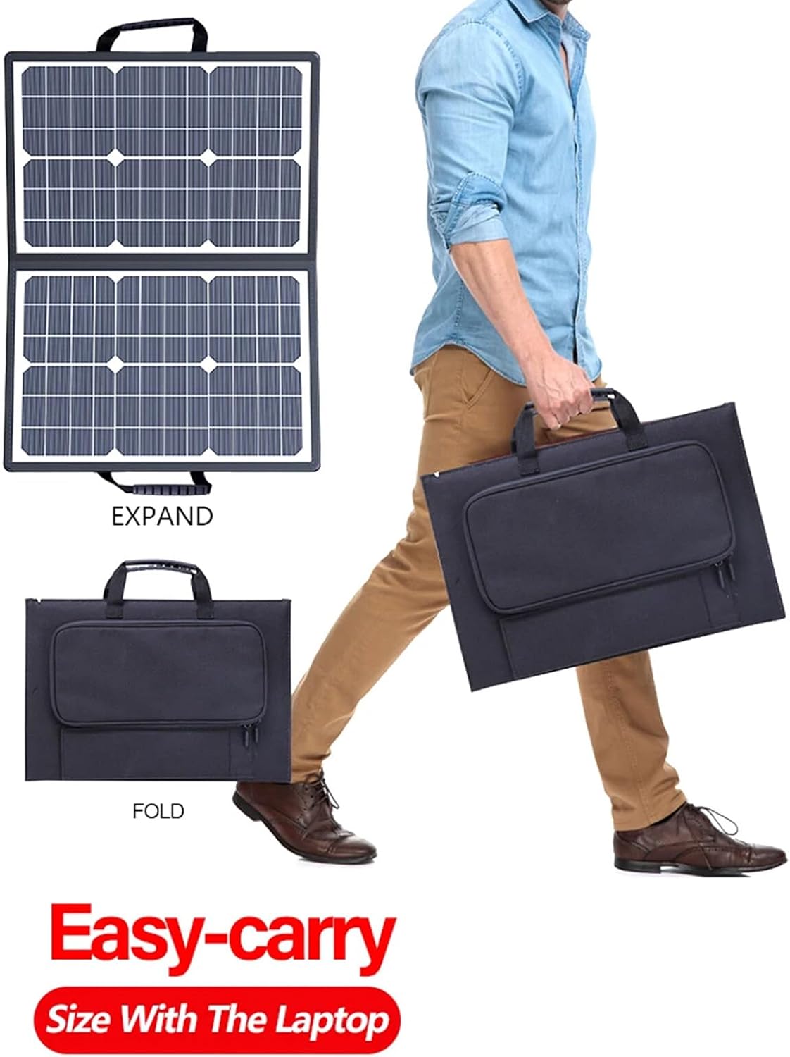 SolaraX Foldable Solar Panel Kit 1000W Portable Power Charger