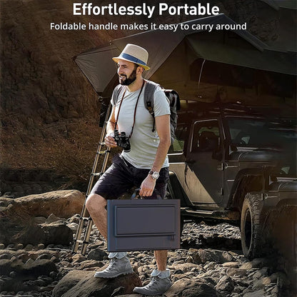 SolaraX Foldable Solar Panel Kit 1000W Portable Power Charger