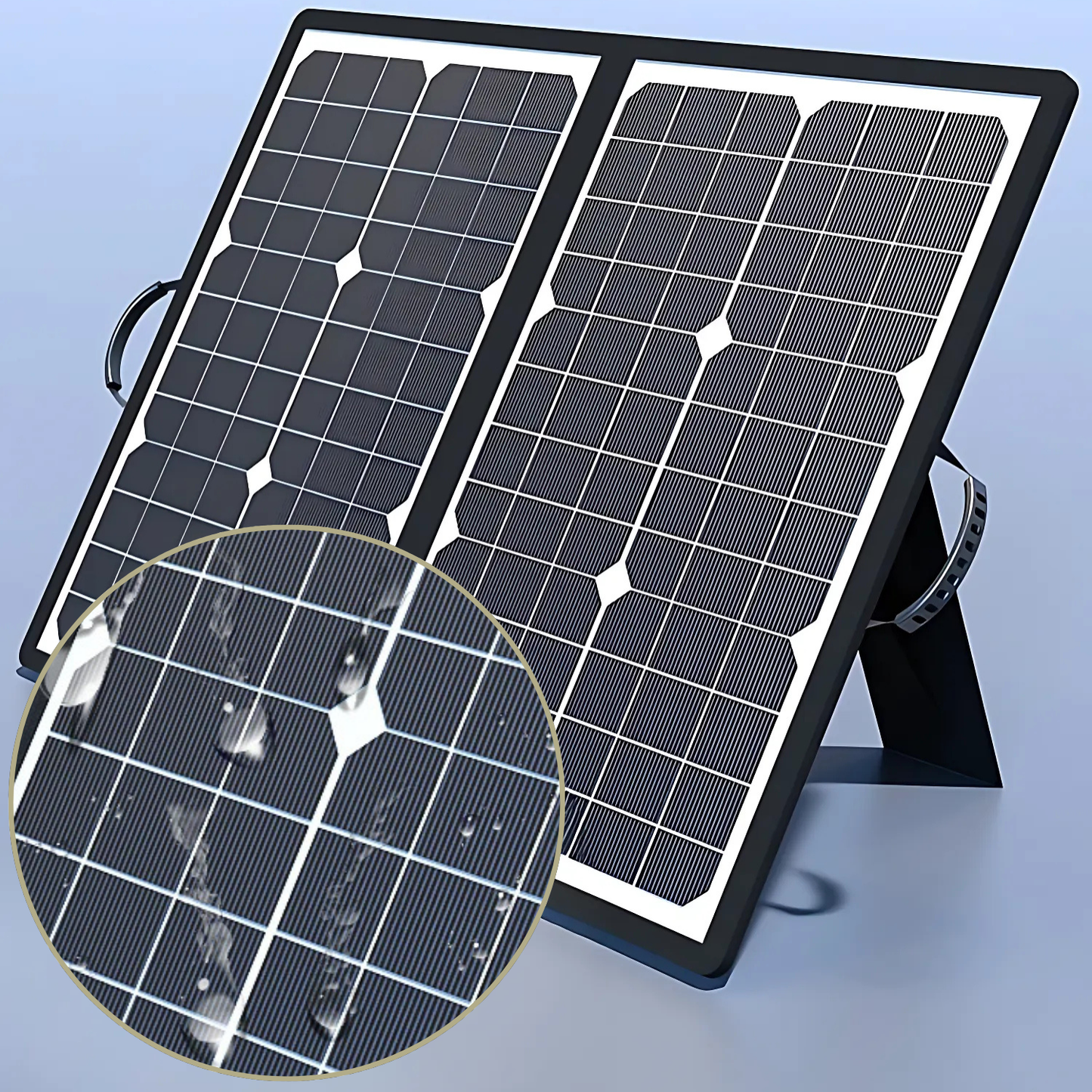 SolaraX Foldable Solar Panel Kit 1000W Portable Power Charger