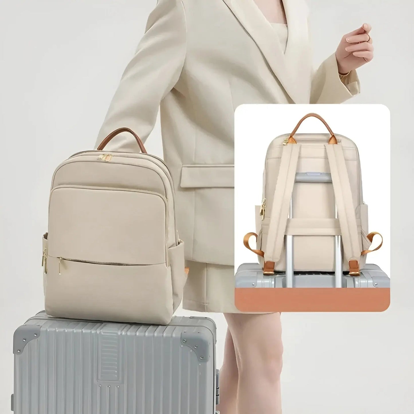 Sophia Women’s Waterproof Backpack – Stylish Laptop & Travel Bag