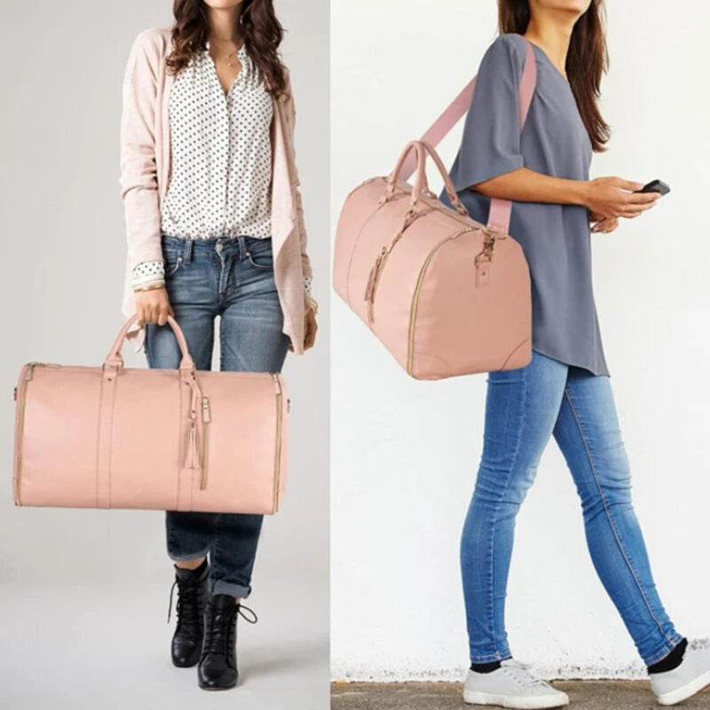 Spacious Rolling Travel Bag with Wheels and Organised Compartments