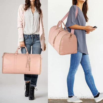 Spacious Rolling Travel Bag with Wheels and Organised Compartments
