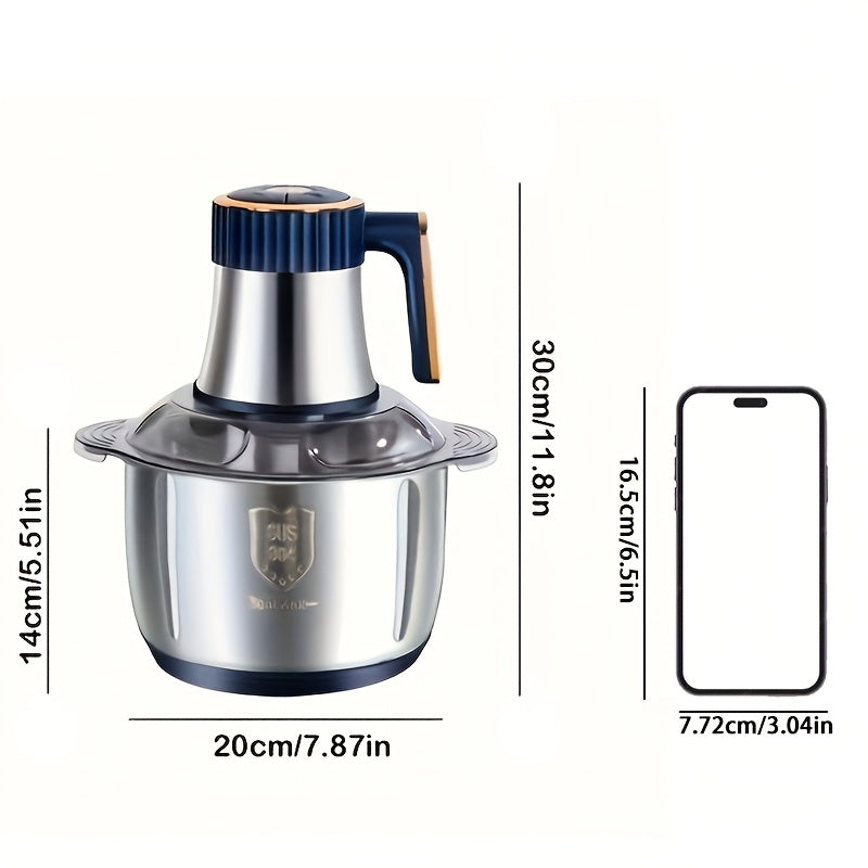 Stainless Steel Food Processor 5L Meat Grinder and Chopper