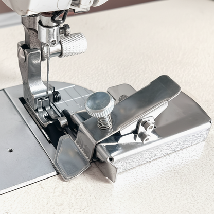 Guía magnética de costura de acero inoxidable para máquina de coser, herramienta de alineación de bordes