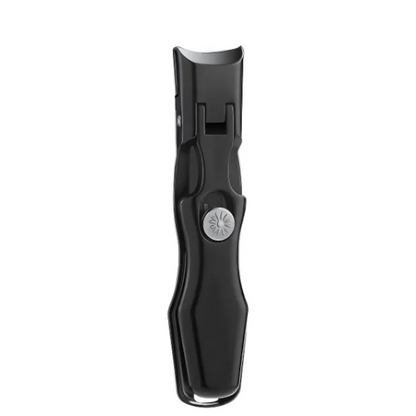 Stainless Steel Nail Clippers with Wide Jaw, Nail Catcher and Portable Design