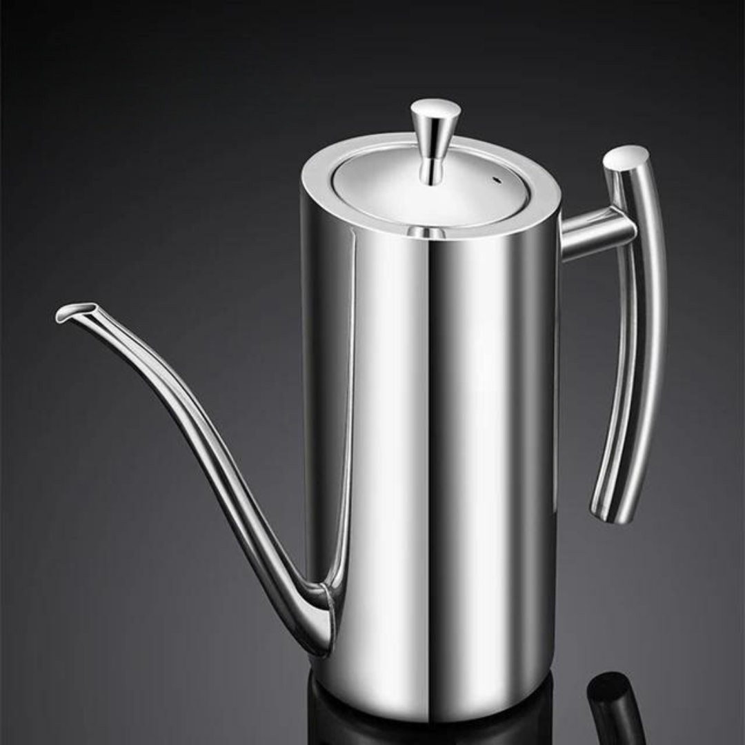 Stainless Steel Oil Dispenser Bottle Leak Proof