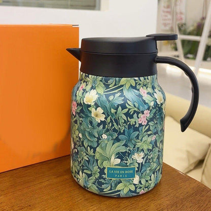 Stainless Steel Thermal Teapot with Infuser Vacuum Insulated 1L Tea Pot