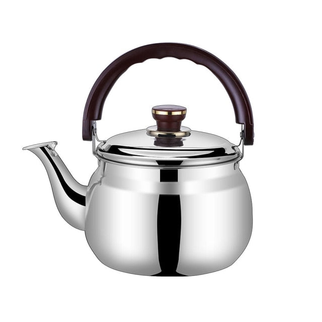 Stainless Steel Whistling Kettle Durable Heat Resistant Teapot